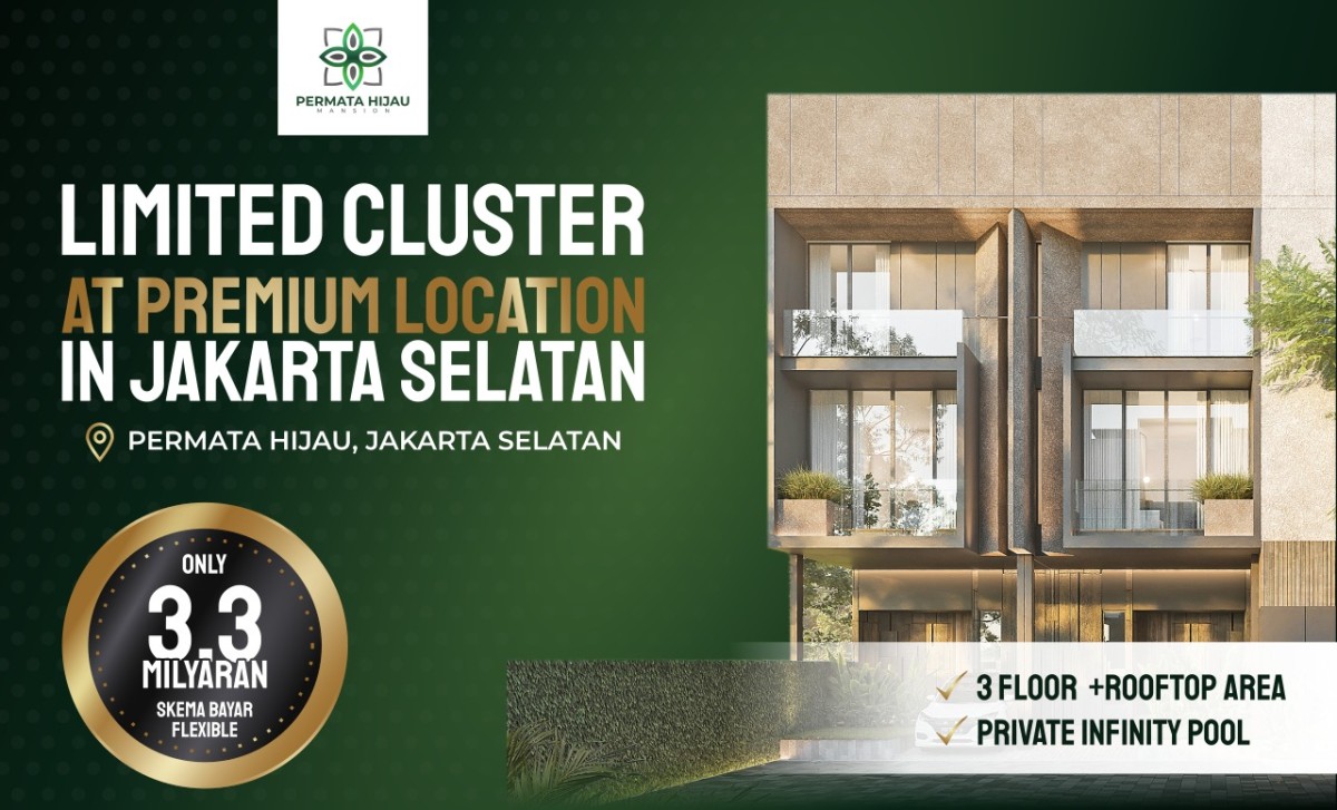 banner web permata hijau mansion desktop
